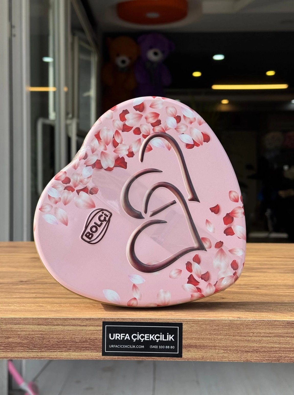 Bolçi  Kalpli Çikolata Teneke Kutu 240G [Bh088]