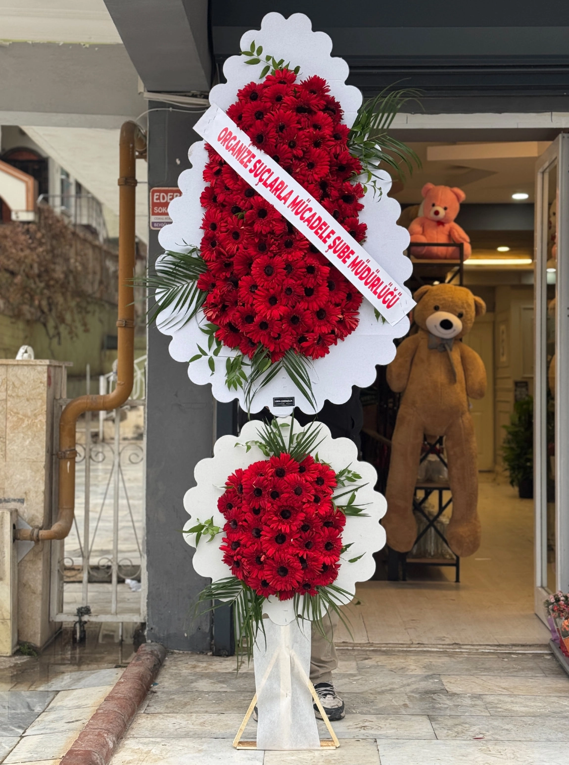 Çift Katlı Canlı Çelenk