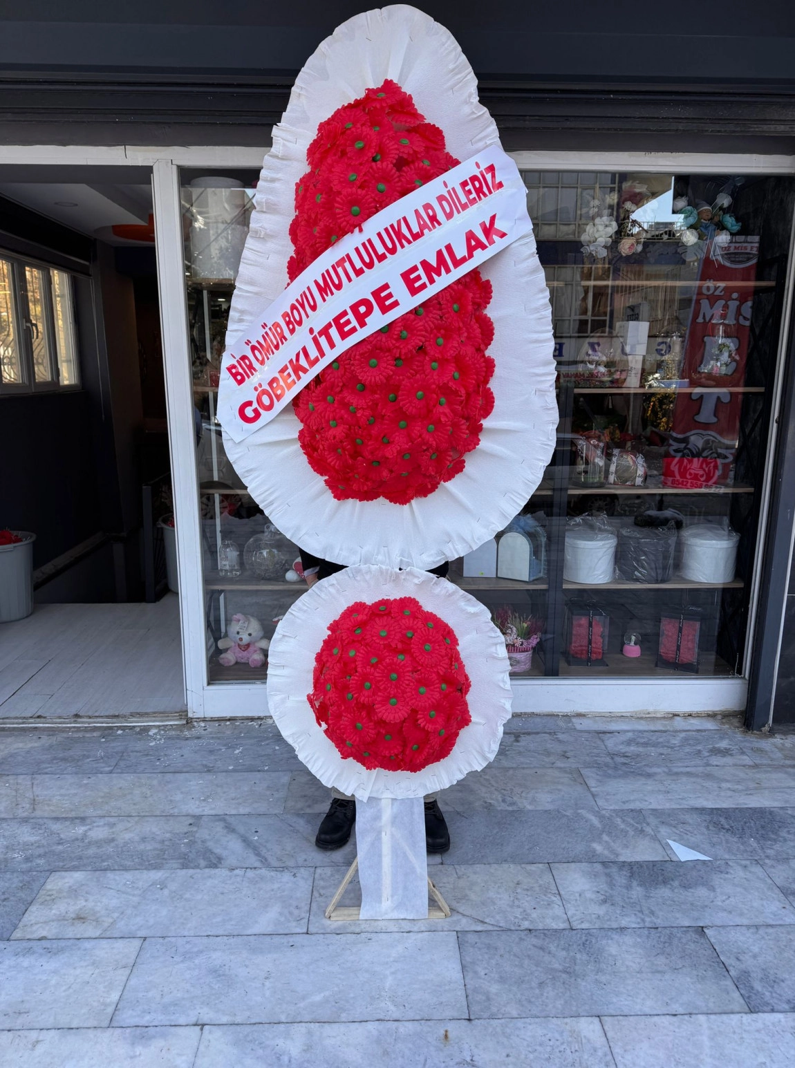 Çift Katlı Yapay Çelenk